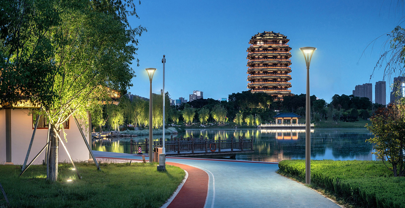 太阳能庭院灯SLL-31/31公园景观照明设计应用