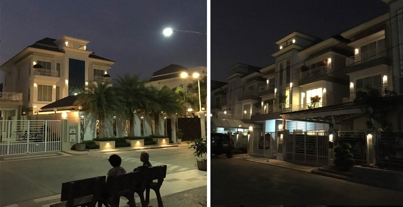 太阳能壁灯ESL-06K别墅安装案例