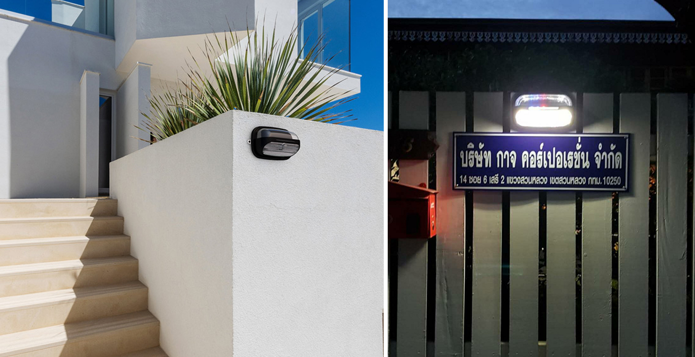 太阳能壁灯 SWL-03PRO户外墙壁护栏安装