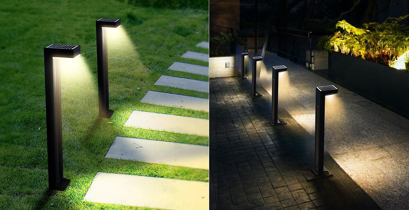 太阳能草坪灯SGL-07PRO小路景观照明安装