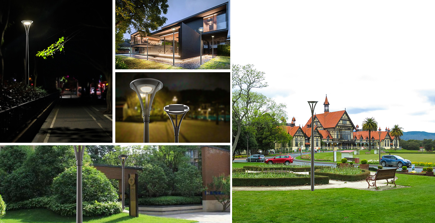 太阳能庭院灯SLL-31/31H户外景观设计安装应用