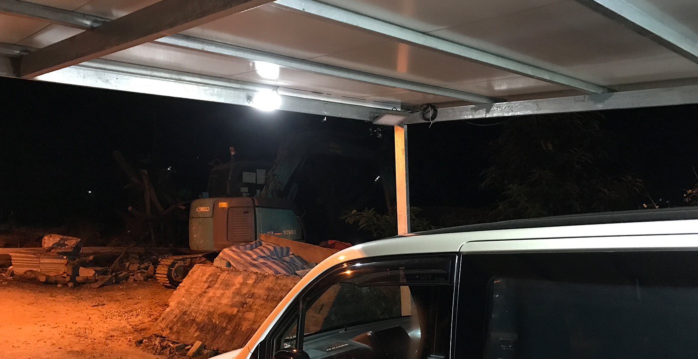 太阳能庭院灯swl-20pro车库安装
