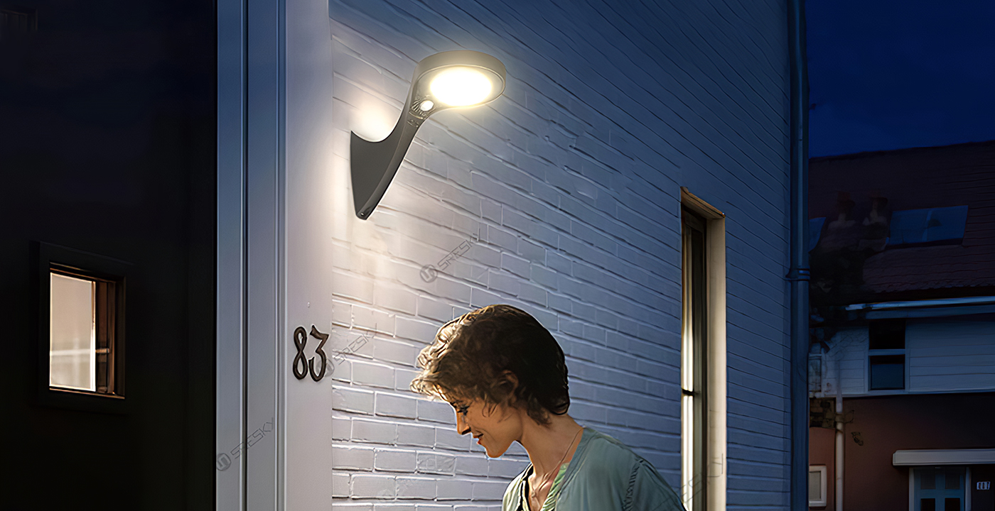 太阳能壁灯SWL-05PRO门口安装