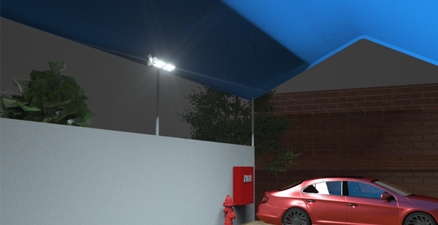 太阳能庭院灯swl-40pro庭院安装