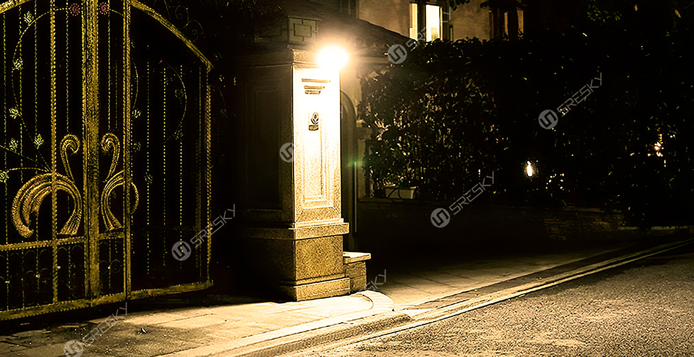 太阳能应急小壁灯SWL-11门口安装