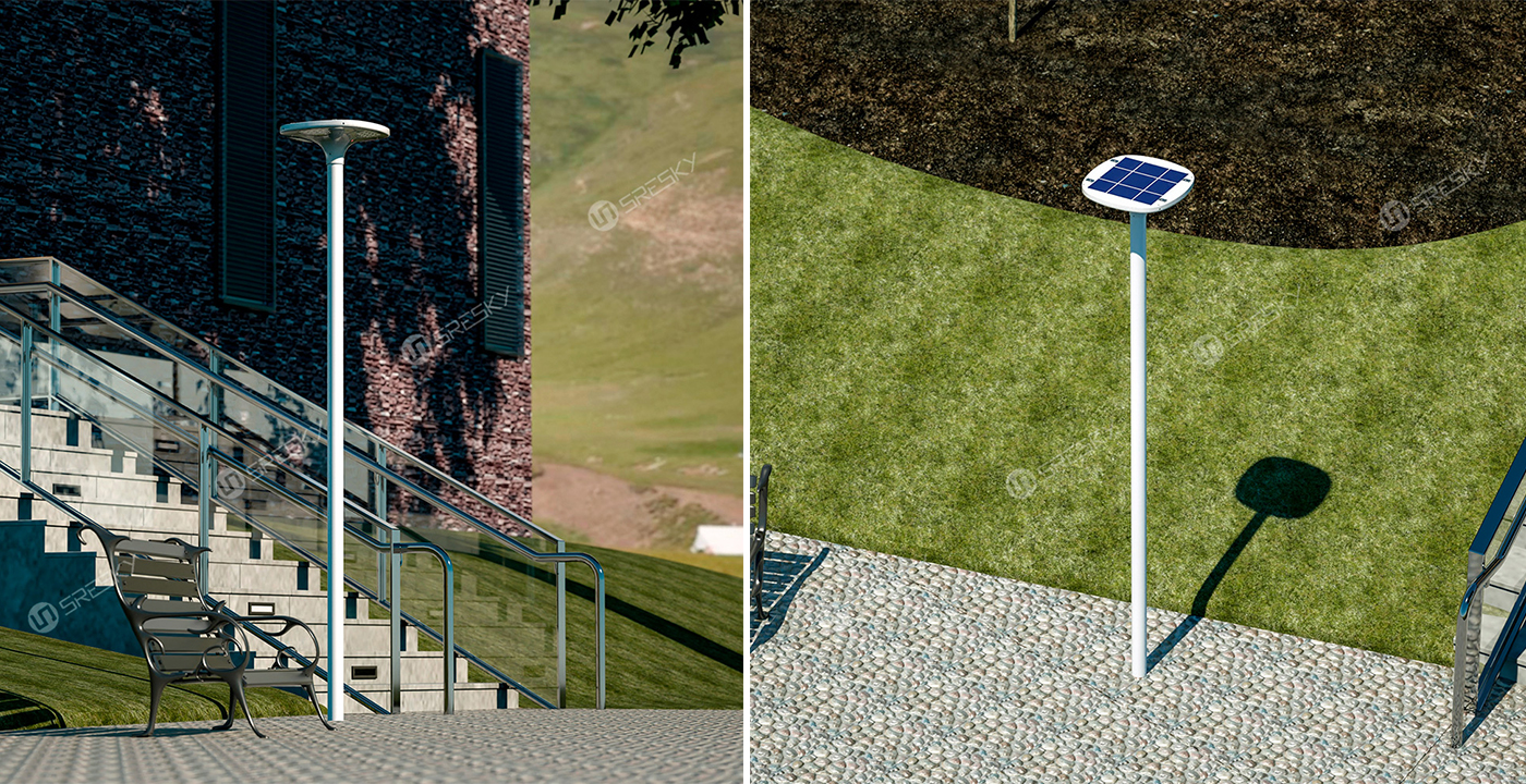 太阳能广场灯SLL-09户外道路安装