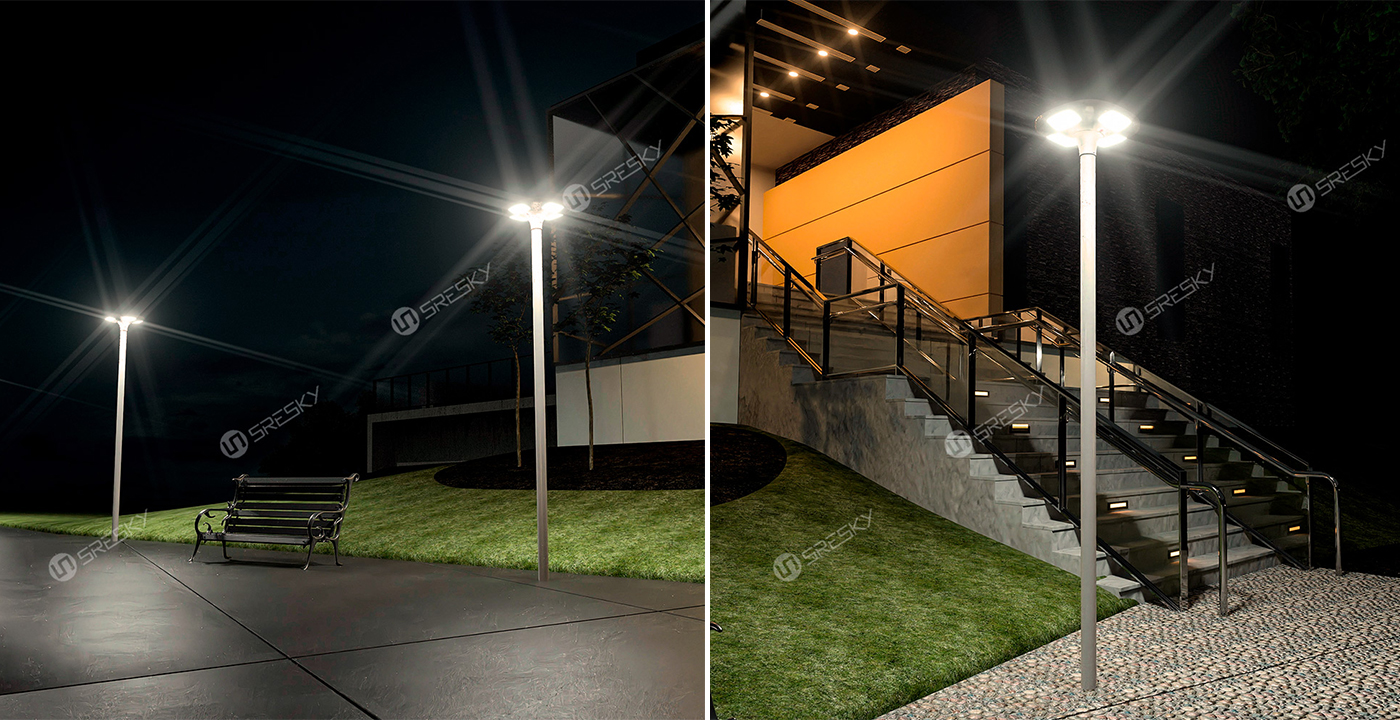 太阳能广场灯SLL-09广场小区安装