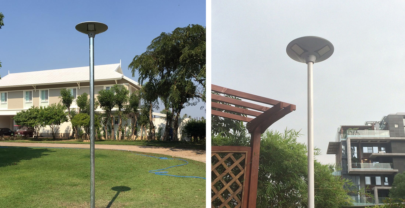 太阳能广场灯SLL-12N1道路安装