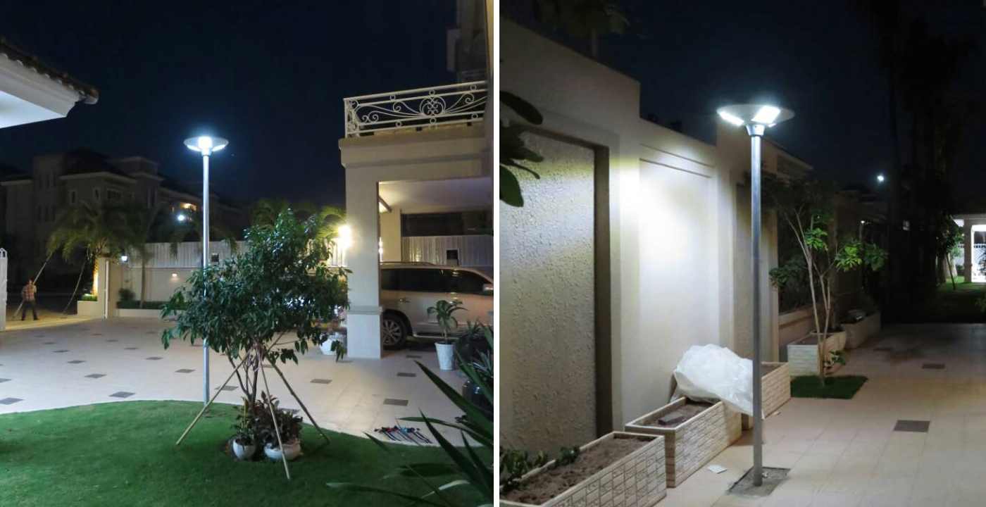 太阳能广场灯SLL-12N1庭院安装