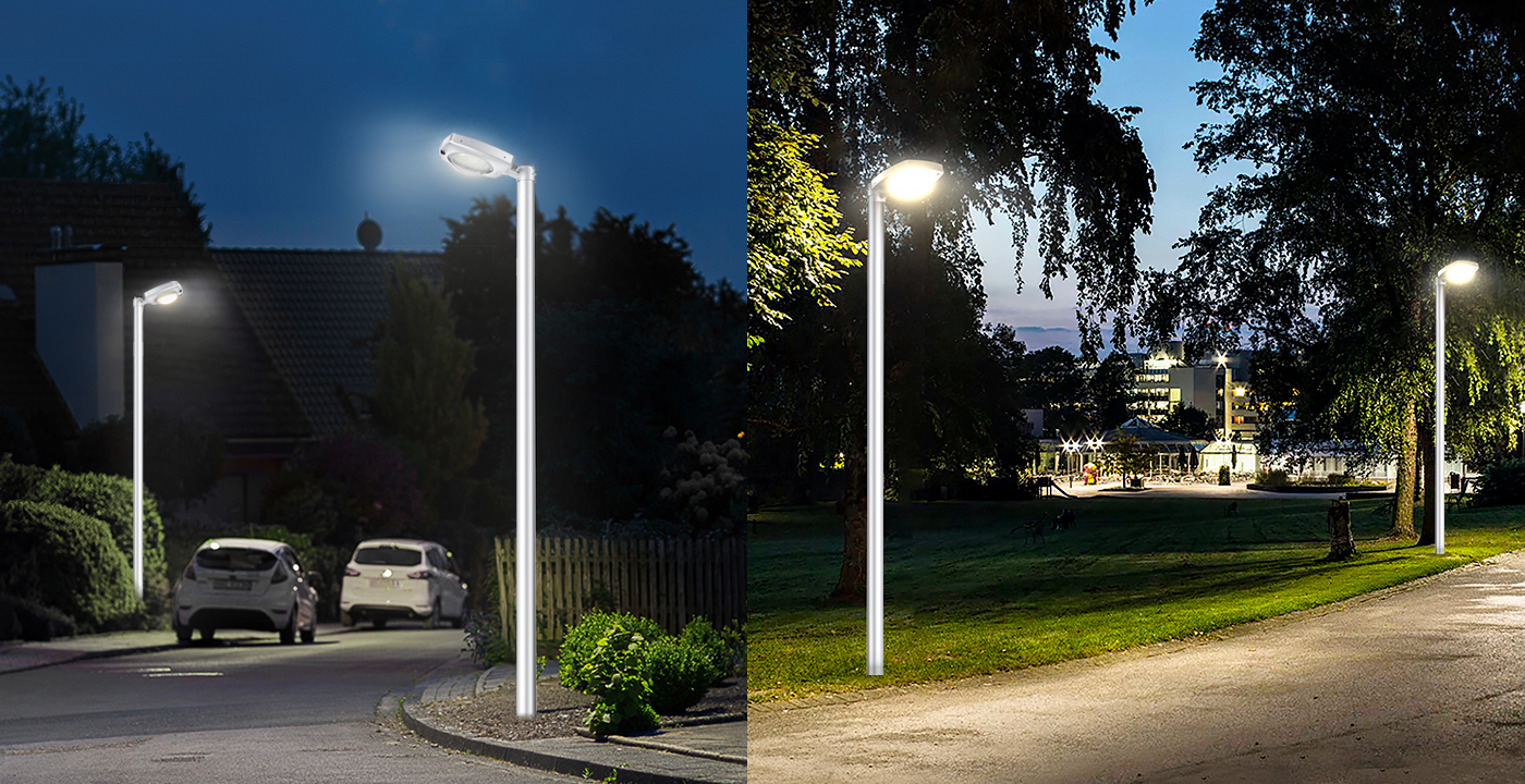 太阳能路灯SCL-03户外道路景观照明场景应用