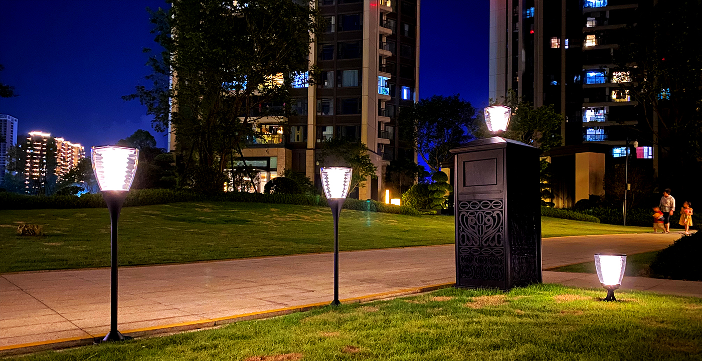 智能照明系统进入住宅区的景观照明设计