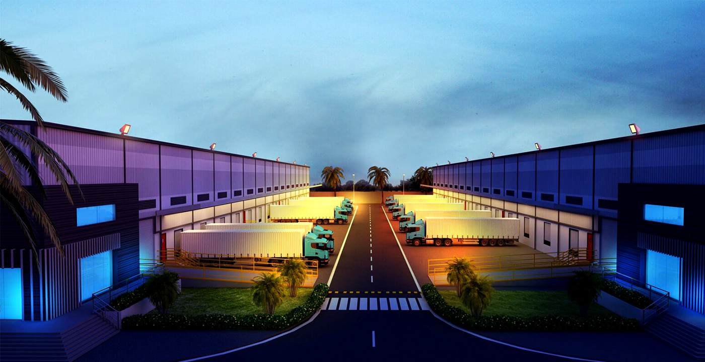 工业园区景观照明应用图例