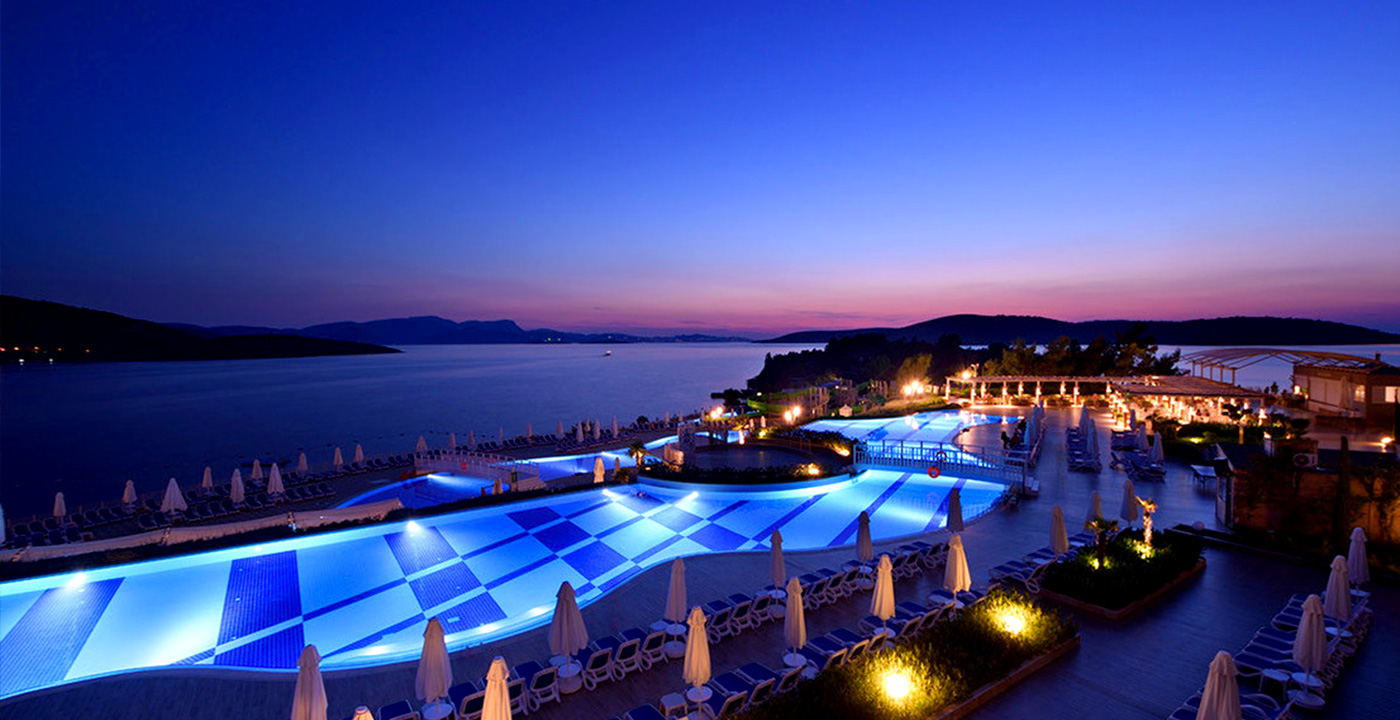 海岛的景观照明应用案例