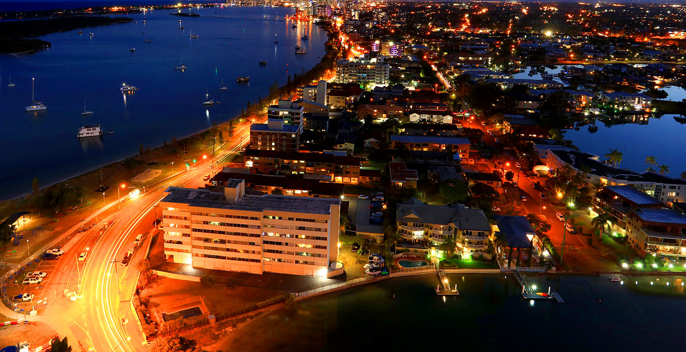 工业园区景观照明的应用图