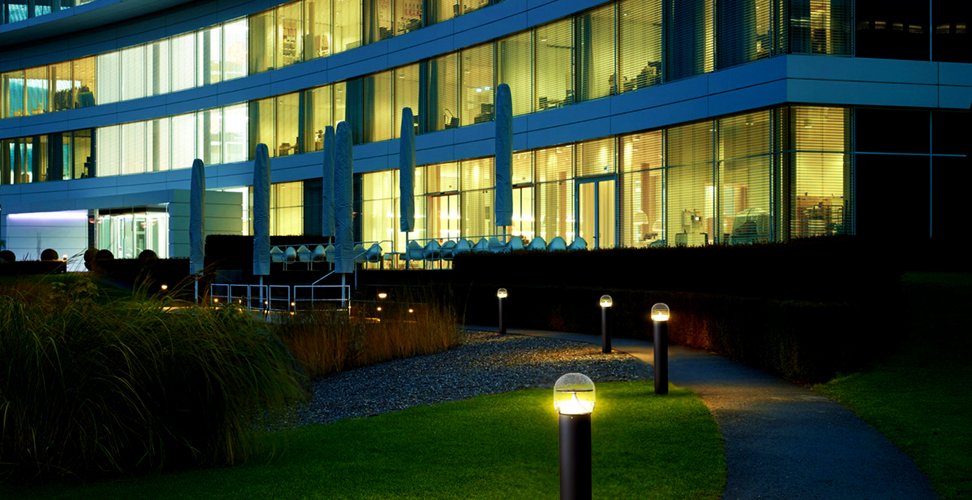 智能照明在商业办公区的应用图