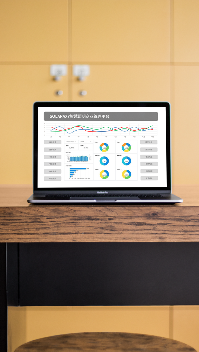智能照明商业管理平台web界面1