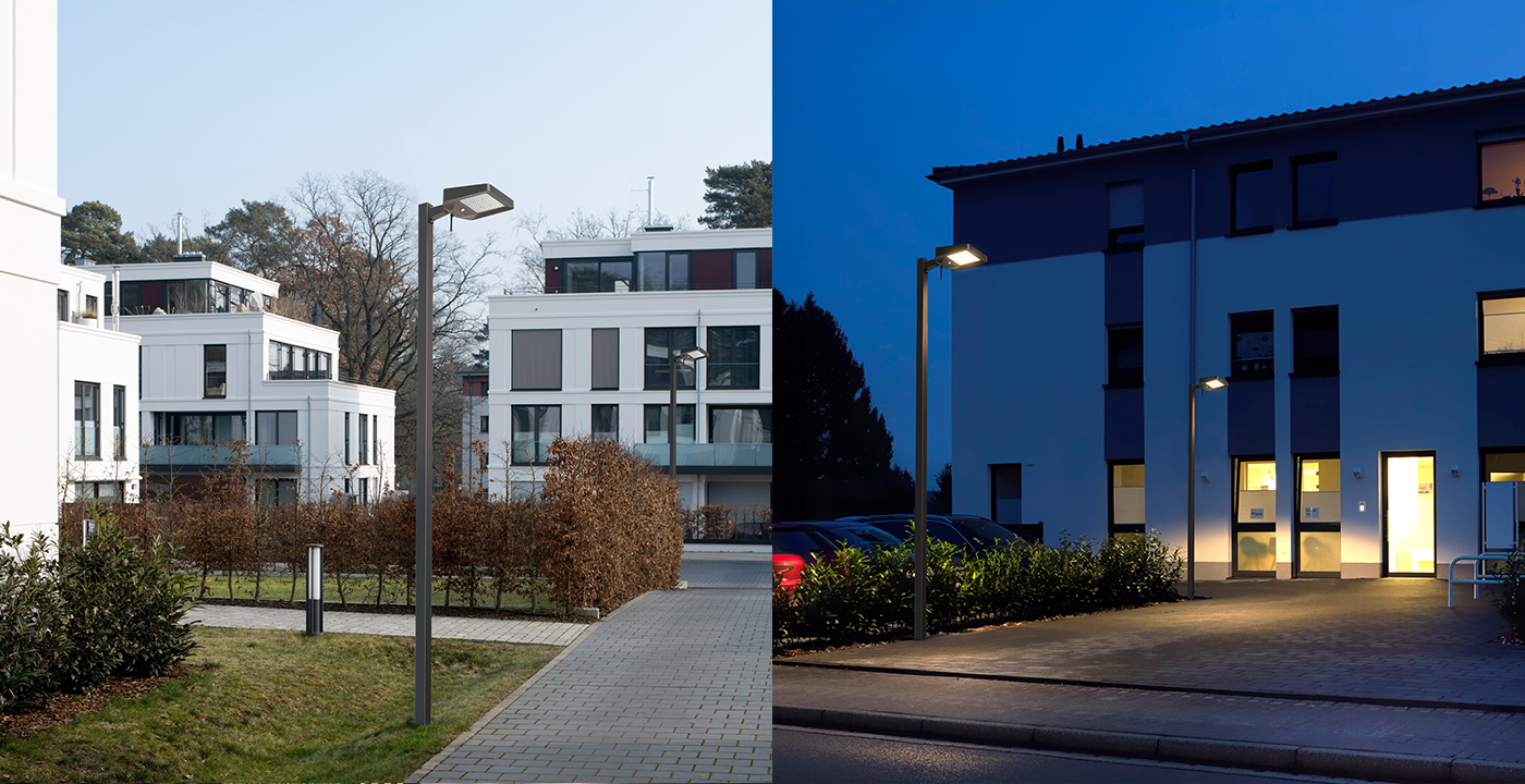 太阳能景观灯小区安装