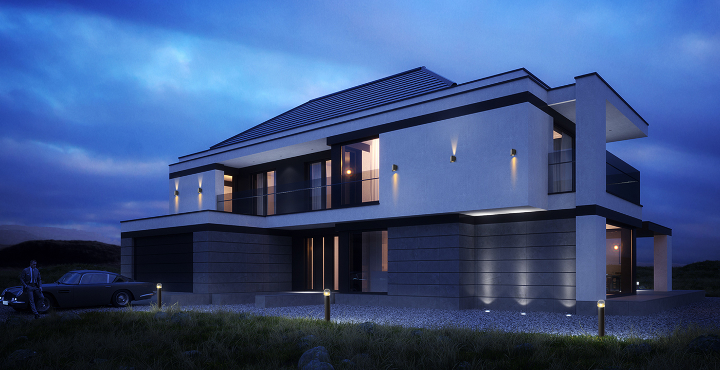 智能照明太阳能灯具在别墅庭院中的应用