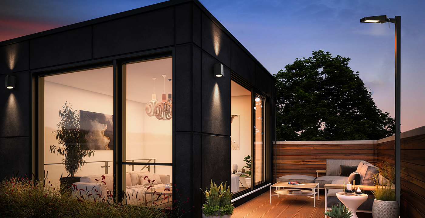 智能照明在别墅庭院照明设计创造光影更多可能性