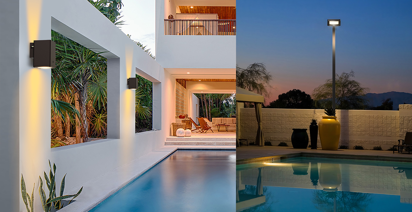 智能太阳能景观灯在滨水泳池照明设计中的应用