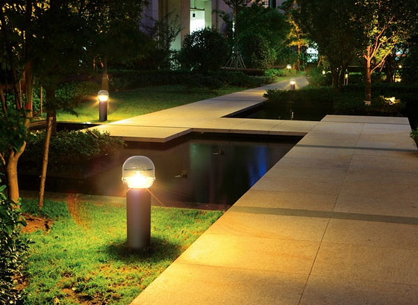 小区住宅区灯具的使用