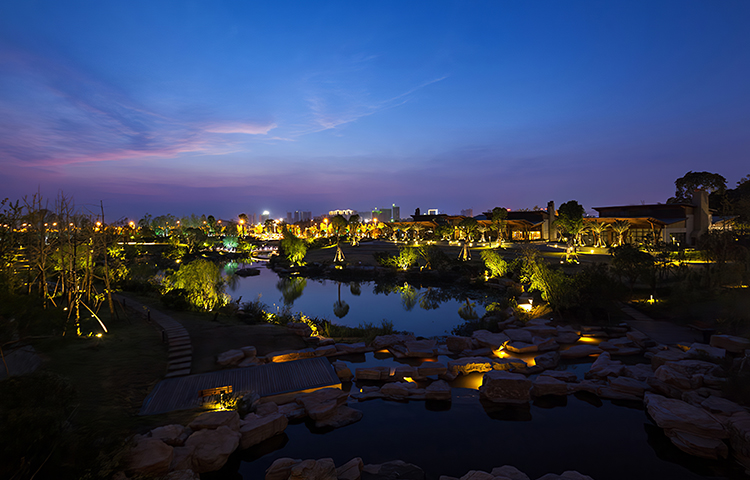 景观照明设计效果图