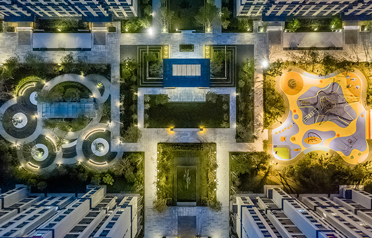 根据景观照明项目类型规定照度标准