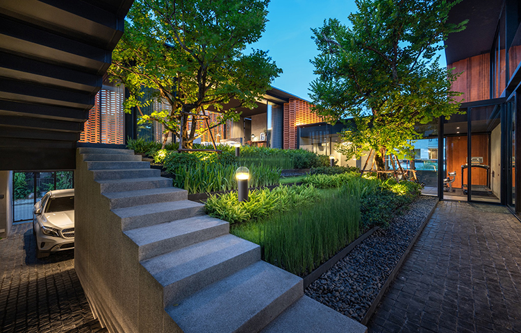 户外的灯光设计