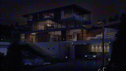 智能照明入侵布防模式