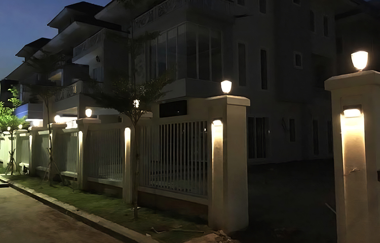 太阳能景观灯的安装