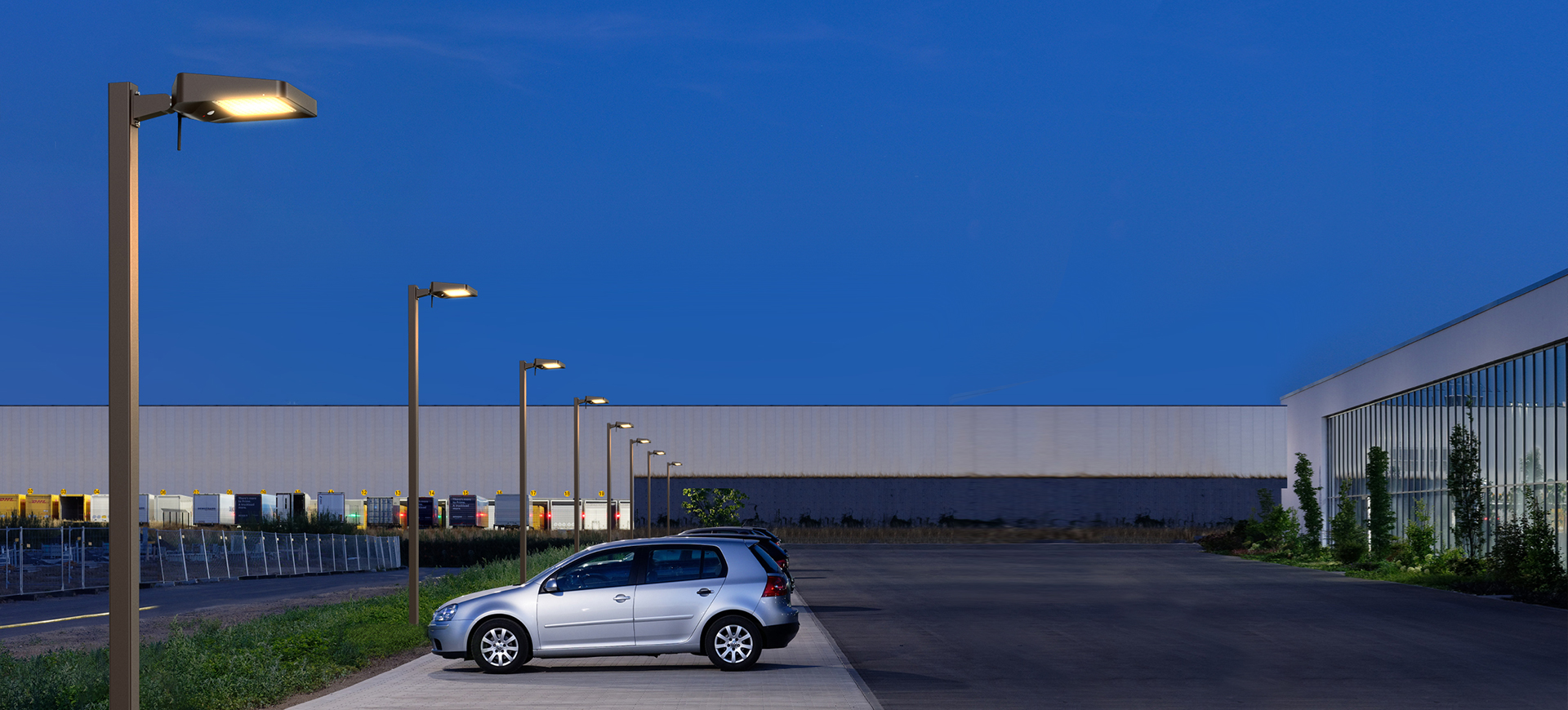 智慧型太阳能景观灯场景