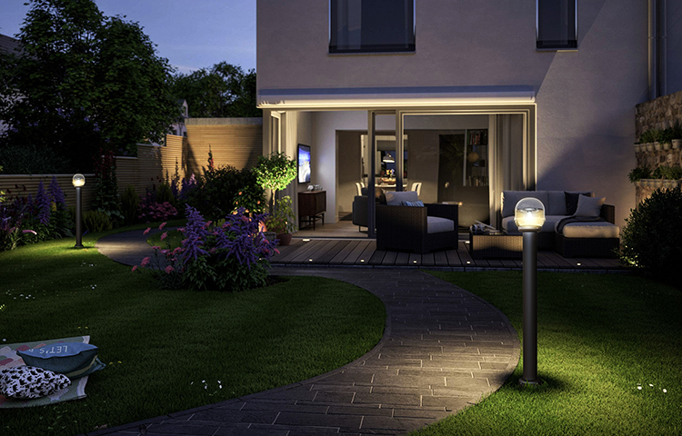 别墅庭院照明以及园林广场景观照明领域