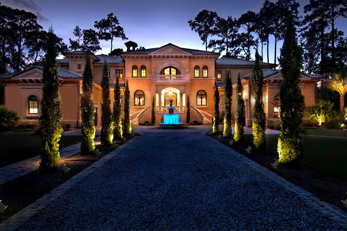 智慧商照在酒店会所中景观照明应用