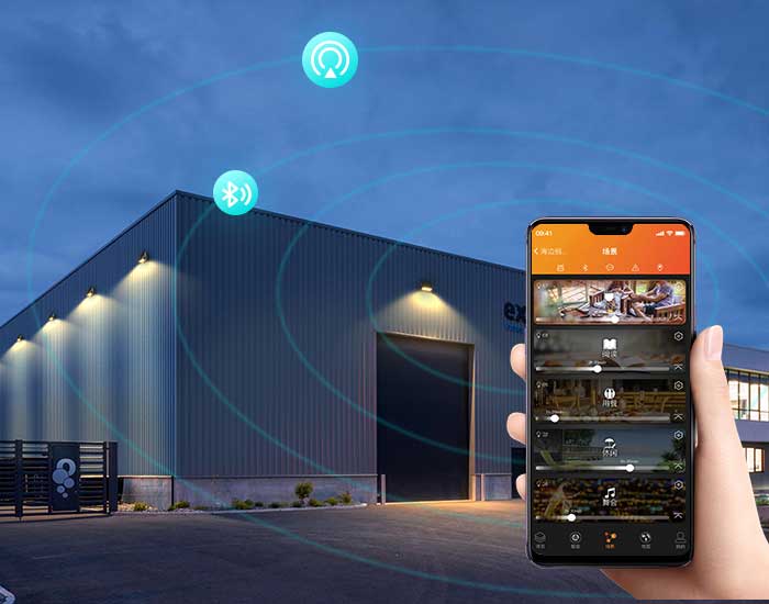 智能照明太阳能投光灯