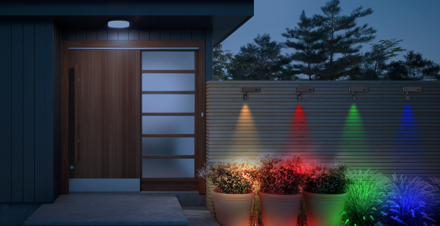 别墅室外智能照明