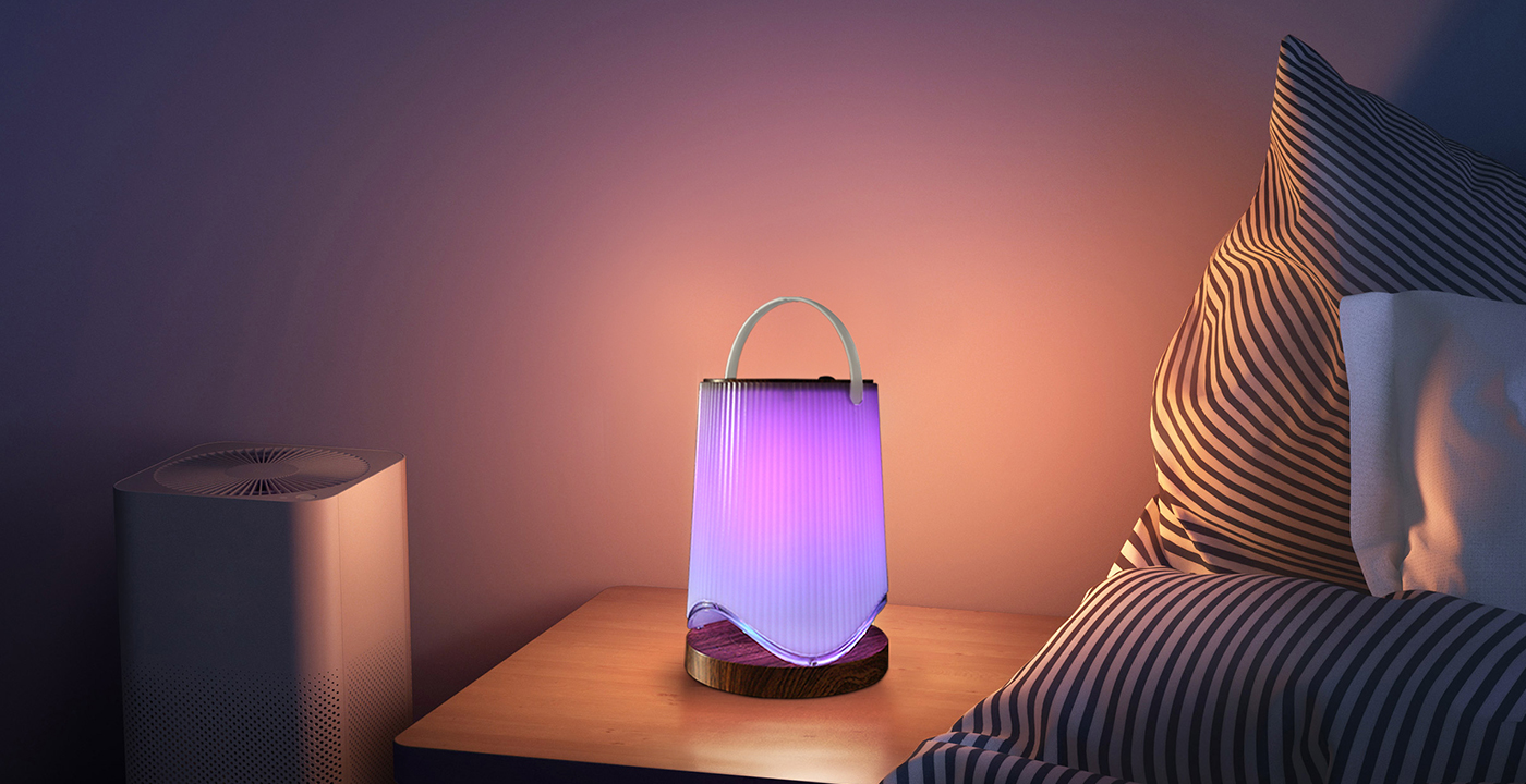 新能源智能照明桌面灯室内场景图2