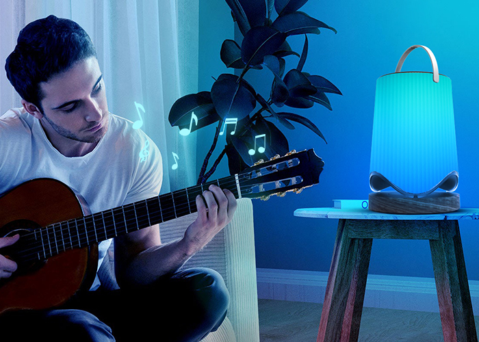 新能源智能照明桌面灯音乐律动功能