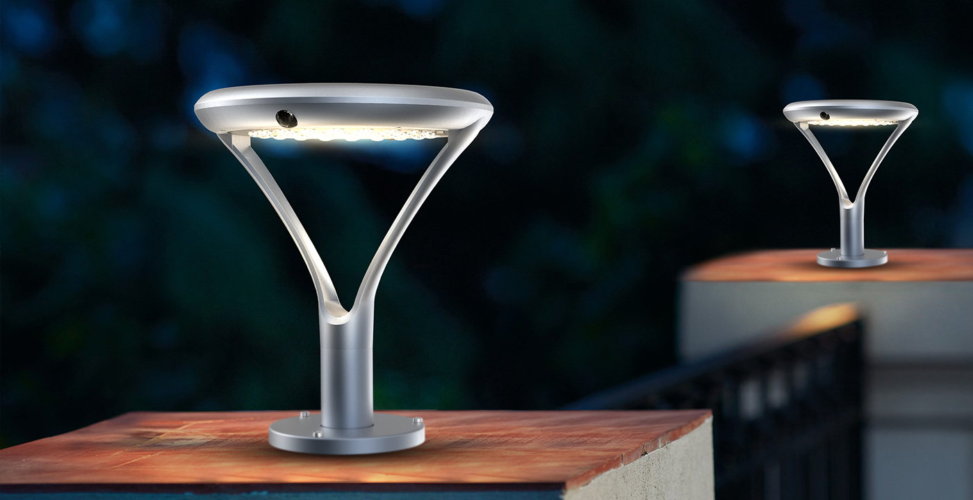 太阳能柱头灯ESL-55场景3