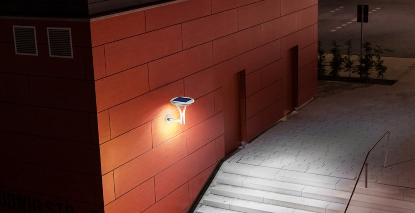 太阳能壁灯ESL-57场景案例2
