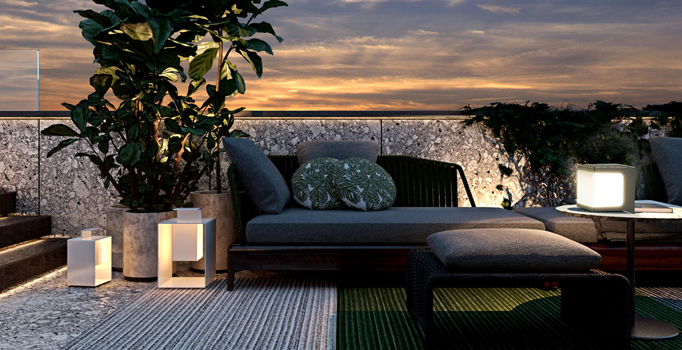 太阳能壁灯SWL-18场景图5