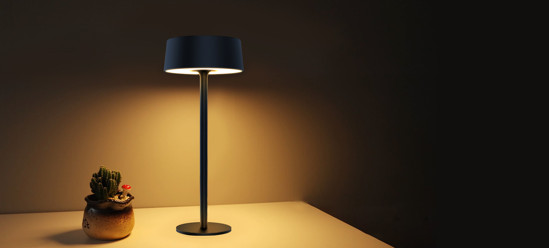 AI太阳能智能照明语音桌面灯